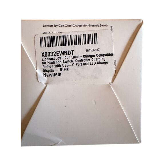 Lioncast Joy-Con Charge Station for Nintendo Switch New in Box - Picture 7 of 7